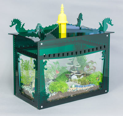 Aquarium Decorative Cover - Emerald Green - Aquaterra Tank Decor